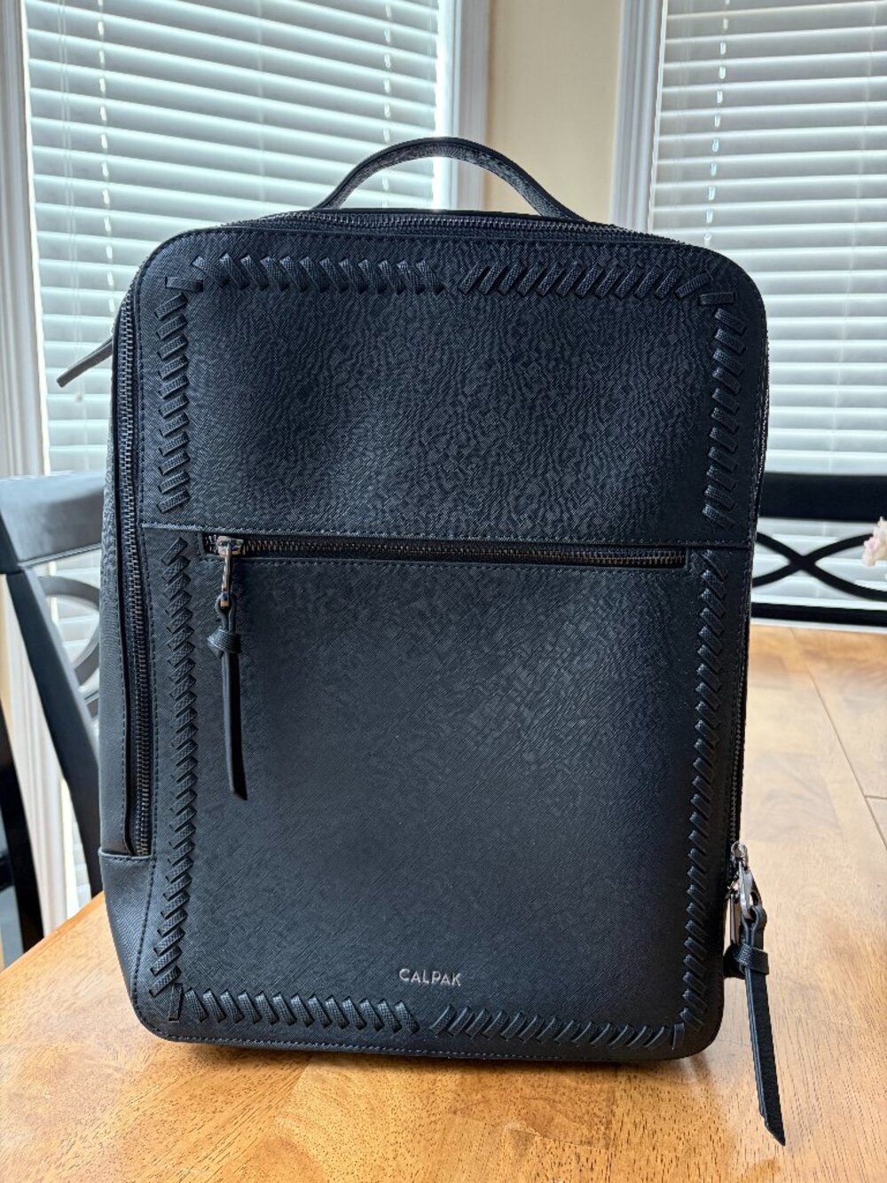 Calpak Kaya Black Laptop Bag